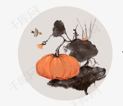 吃瓜国画图图文,一幅描绘夏日闲适生活的国画图鉴